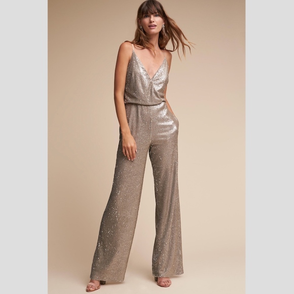 BHLDN Other - NWT BHLDN LA LUNE SEQUIN JUMPSUIT